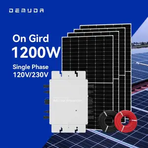 全开离网面板套件300w 400w 600w 700w 800w 1200w 1600w 2000w 2400w 2800w屋顶价格成本功率太阳能