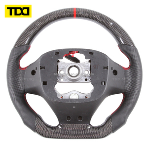 Volant en fibre de carbone véritable TDD compatible avec Hyundai Elantra 4 2016 2017 Solaris 2017 Accent 2018 - Product Image 5