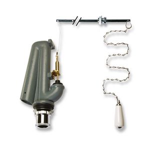 Mecanismo de descarga para cisterna de cadena alta cromado con tirador de cadena - Product Image 1