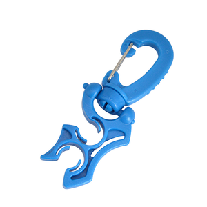 저압 호스 고정 버클 스테인레스 스틸 304 + PP 다이빙 예비 퀵 샤크 BCD 호흡 조절기 튜브 클램프 후크 - Product Image 4