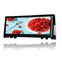 Letrero LED de Doble Cara a Todo Color con Control Remoto P4 P5, Pantalla LED para Techo de Taxi, Publicidad en el Techo del Automóvil, Pantalla LED Impermeable