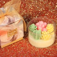 Sukkulenten-Kaktus Sojawachs Duftkerze Kreative Keramik-Dose Aromatherapie Dekorative Kerze für Halloween-Festival