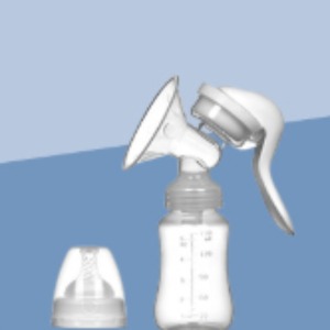 Wholesale 100% BPA Free Silicone Manual Breast Pump <b>Wireless</b> Massage Breast Pump With Feeding Bottle - Product Image 6