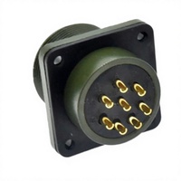 Adaptateur de prise d'alimentation série 26482 équivalent, 10-6 broches, contact en laiton, indice de protection IP67, boîtier en alliage d'aluminium