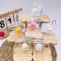 KJKJ Jouet Animal Squishy Patte de Biscuit Donut Anti-Stress Mini à Remontée Lente en TPR Mochi pour Soulagement du Stress et de l'Anxiété Personnalisé 5-7 Ans