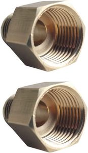Latón 3/8 "Flare X 1/2" NPT Flare Tube Fitting Acoplamiento Adaptador <span class=keywords><strong>de</strong></span> gas Conector <span class=keywords><strong>de</strong></span> tubería - Product Image 5