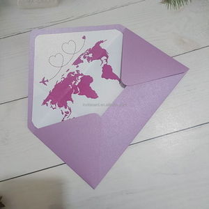 Buste Personalizzate da 250G per Inviti di Nozze e Passaporti, 193x105mm, Sacchetto Regalo in Carta - Product Image 3
