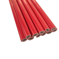 Crayon à mine de graphite épais en plastique, noir, pour marquage standard, professionnel pour les menuisiers, construction, ovale, marqueur d'architecte, charpentier