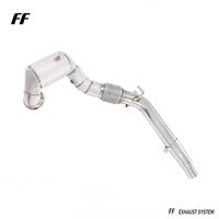 Tuyau d'échappement en acier inoxydable pour VW GOLF MK7 7 Gti High Flow Catted