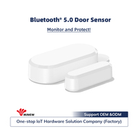 Minew S4 capteur de porte à distance suivi en temps réel sans fil Ble 5.0 capteur de balise alarme magnétique intelligent IoT capteur de fenêtre de porte