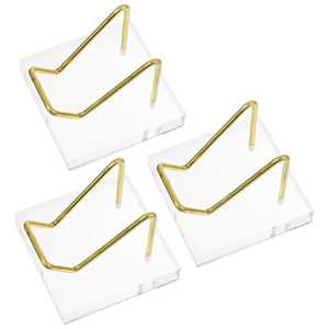 Soporte <span class=keywords><strong>de</strong></span> Metal para Minerales, Soporte <span class=keywords><strong>de</strong></span> Exhibición, Base Acrílica para Minerales <span class=keywords><strong>de</strong></span> Cristal, Minerales, Rocas <span class=keywords><strong>de</strong></span> Ágata PARA EL Hogar y La Oficina - Product Image 3