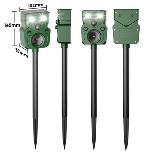 2025 repellente a ultrasuoni a energia solare <span class=keywords><strong>per</strong></span> esterni impermeabile <span class=keywords><strong>per</strong></span> animali selvatici giardino fattoria maniero orso scoiattolo repellente - Product Image 3