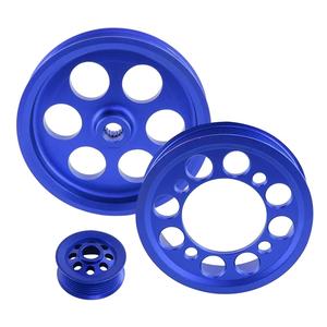 Poulie de manivelle légère pour <span class=keywords><strong>Toyota</strong></span> pour <span class=keywords><strong>Supra</strong></span> 2JZ-GTE Turbo 3.0L JZA80 93-98 pièces de moteur en alliage Mazda pour modèles de voitures Benz - Product Image 4