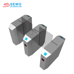 SEWO Full <strong>Height</strong> Sliding Turnstile <strong>Gate</strong> With <strong>RFID</strong> Card <strong>Reader</strong> for Gym Pedestrian Access Control System - Product Image 5