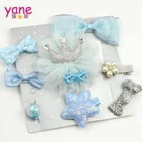 Set Aksesoris Jepit Rambut Gadis Bunga Pink yang Cantik dan Imut untuk Hadiah Ulang Tahun