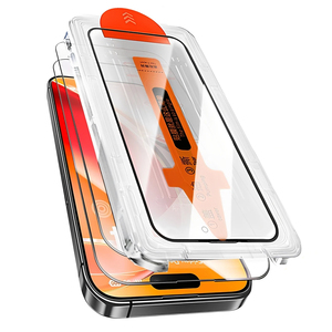 Protezione dello schermo di facile installazione senza polvere <span class=keywords><strong>per</strong></span> <span class=keywords><strong>iPhone</strong></span> 17 16 15 14 13 12 Pro Max 17 <span class=keywords><strong>pellicola</strong></span> antigraffio in vetro temperato aria - Product Image 1