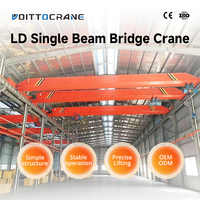 Pont roulant monopoutre LDA pour entrepôt, 5 tonnes, 10 tonnes, 20 tonnes, 30 tonnes