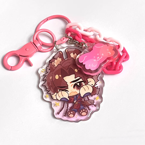 Chất Lượng Cao Tùy Chỉnh Sáng Tạo Mới Nhất Nam Châm Quay In Dễ Thương Acrylic Anime Charms Acrylic Keychain - Product Image 4