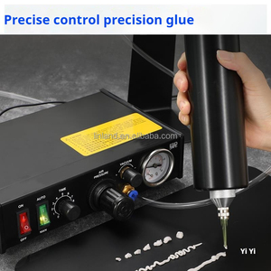 Machine de distribution de colle en silicone pour la promotion de la résine époxy ronde Eldo Doming Pcb Nasan Mesure Adhésif thermofusible Prix - Product Image 6
