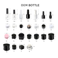 HS Nails Gel Supplier 1Kg Soak off UV Gel Super Shine Foil Flake Glitter Top Coat 10 Couleurs Vernis à Ongles Vente en Gros en Vrac