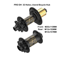 Moyeux de vélo de montagne Ferei PRO DH J-bend MTB légers, roulements avant et arrière, Sprint AOTAO, disque, moyeux de vélo de montagne en aluminium CNC, 32 trous, céramique 32H