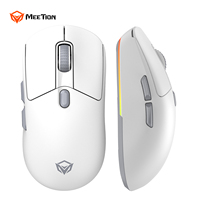 Souris sans fil Meetion GW38 RGB 2,4 GHz rechargeable DPI 8000 Souris gamer à charge magnétique Souris de jeu tri-mode pour ordinateur PC