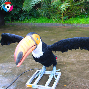 Thực tế nhà máy đảm bảo chất lượng animatronic động vật chim công viên chủ đề trang trí để bán - Product Image 2