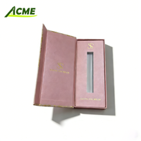 Boîte en carton rigide de style livre avec estampage à chaud personnalisé, boîte cadeau magnétique pliable pour parfum avec insert en EVA