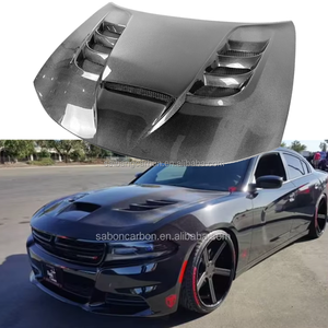 Capó Delantero de Fibra de Carbono Estilo <span class=keywords><strong>Viper</strong></span> para <span class=keywords><strong>Dodge</strong></span> Charger <span class=keywords><strong>SRT</strong></span> 2015 a 2024 - Product Image 2