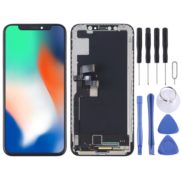 Factory Direct Sale Original Original OLED Material LCD Screen and Digitizer Full Assembly for iPhone X