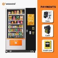 Distributeur Automatique de Boissons Extérieur avec Fonction SDK, Lecteur de Cartes Bancaires et Espèces, Garantie Gratuite, Distributeur en Gros de Sodas et Boissons Fraîches