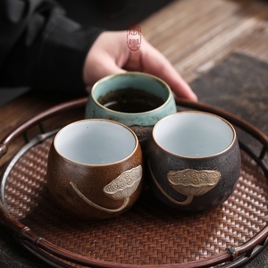 Juego de <span class=keywords><strong>Tazas</strong></span> de Té de Cerámica con Temática de las Cuatro Estaciones de 160 ml con Logotipo Personalizado, <span class=keywords><strong>Tazas</strong></span> de Té Hechas a Mano de Grado Alimenticio con Caja de Regalo Exquisita - Product Image 5
