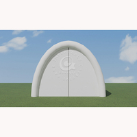 Structure de dôme gonflable sur mesure, résistante aux intempéries, en PVC imperméable, résistante au soleil et au vent, abri de stockage durable