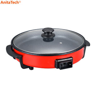 Máquina para Hacer Pizza Eléctrica de 3.2CM de Profundidad, 1500W, Antiadherente, Fácil de Limpiar, Sin Humo, en el <span class=keywords><strong>Mercado</strong></span>, en Venta, 1.4L - Product Image 3