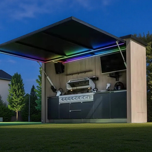 Ngoài trời di động Nhà Bếp Có thể gập lại xách tay BBQ Hoang Dã Bếp Nấu Ăn đa chức năng dã ngoại cắm trại thiết bị Propane Bền Kim loại - Product Image 3