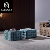 Vente en gros d'usine de meubles nouveau design de lit de luxe bas quantité minimale de commande lit king size villa king size rembourré design italien