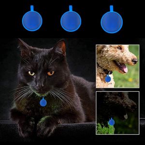 Placa de Identificación para Mascotas con Nombre, Número de Teléfono, Color Sólido, Grabado Láser, Brilla en la Oscuridad, Silicona, Luces, Encaje, Animal, 100 Piezas/Bolsa OPP o Personalizado - Product Image 4