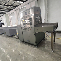 Bruine de chocolat avec tunnel de refroidissement Machine d'enrobage de chocolat