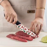 Pisau Dapur Ramah Lingkungan Murah Berbahan Keramik, Tebal 3.0mm, Gagang Plastik Tahan Lama, Ambidextrous, Aman untuk Mesin Cuci Piring, Tajam