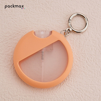 Flacon pulvérisateur minimaliste 30 ml format carte, rechargeable, pour voyage, emballage cosmétique hydratant fin (sérum), sérigraphie, parfum