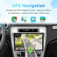 Rhythm Android Araç Stereo İç Mekan Yükseltmesi HD Dokunmatik Ekran GPS Carplay BT WiFi Parlak Tasarım Fusion Mondeo Mustang 2009-2012 için