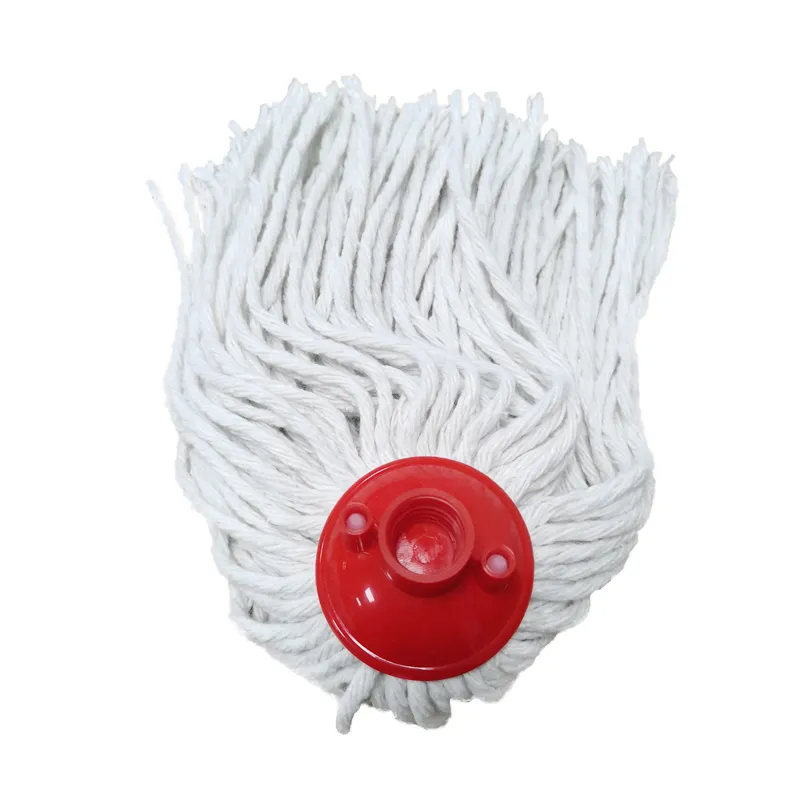 Factory Direct Sale 280g White Lotus Household Cotton Floor Cleaning Strong Water Absorption Wet and dry Mop Head Refill