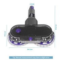 Accessoires pour aspirateur Dyson V7V8V10V11, tête de nettoyage humide pour la maison, pour l'aspiration et le nettoyage des sols, pour une utilisation en voiture, en camping-car, en garage ; serpillière électrique