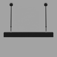 Profil en aluminium léger linéaire de profil de LED suspendu par SANAG pour l'éclairage de bureau
