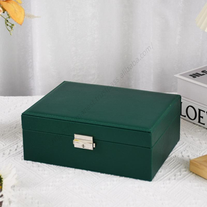 Boîte de rangement de bijoux en gros pour la maison avec serrure, pour colliers, bracelets, bagues et boucles d'oreilles - Product Image 5