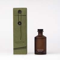 Mescente luxe givré unique bouteille en verre bâtons de rotin roseau diffuseur coffret cadeau