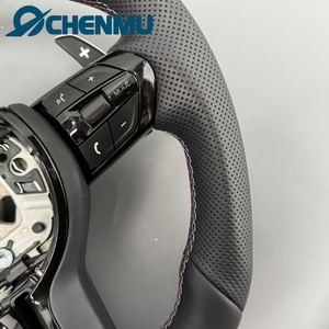 Volant sport en cuir en forme de D pour <span class=keywords><strong>BMW</strong></span> X3 X4 M3 F22 F30 F32 F35 M6 F90 F10 X5 F15 X6 F16, Plug and Play, en stock - Product Image 2