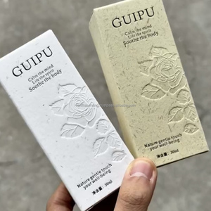 Custom Luxury 3D Debossed Rigid & Recycled Coated Paper Matt Lamination <b>Box</b> for Perfume Skincare Wine & Candle Packaging - Product Image 4