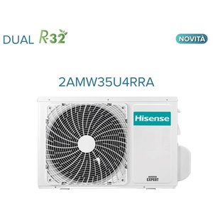 Climatizador acondicionado Hisense Dual Split Inverter serie NEW COMFORT 7 + 9 con 2AMW35U4RRA Wi-Fi a la vista opcional 7000 + 9000-- - Product Image 1