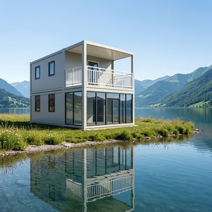 Neue Technologie 20ft Kostengünstiges Schnell Montierbares Flat-Pack Containerhaus & Büro Stahl-Sandwichpaneel Zeitgenössische Hotelnutzung - Product Image 1